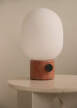 Stolní lampa JWDA, red travertine