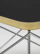 Occasional Table LTR HPL Black, stainless steel