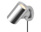 Nástěnná lampa Beam, polished aluminum