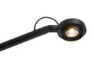 Stojací lampa Fifty-fifty, soft black