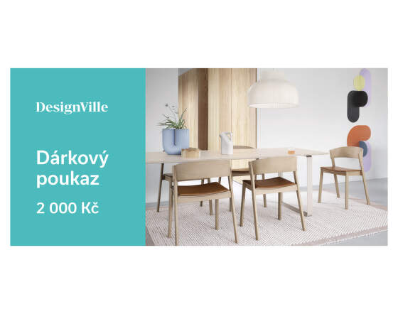 DesignVille Elektronický dárkový poukaz v hodnotě 2000 Kč