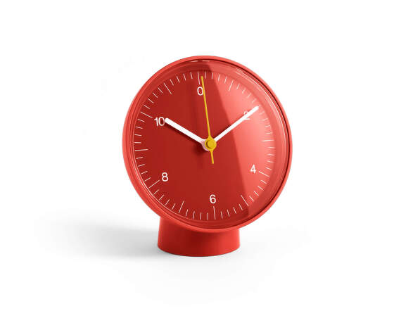 HAY Hodiny Table Clock, red