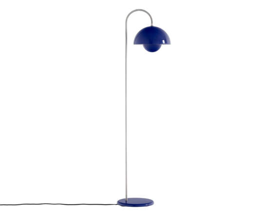 &Tradition Stojací lampa Flowerpot VP12, cobalt blue