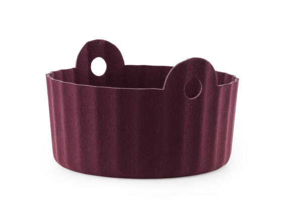 Normann Copenhagen Úložný koš Colu, burgundy
