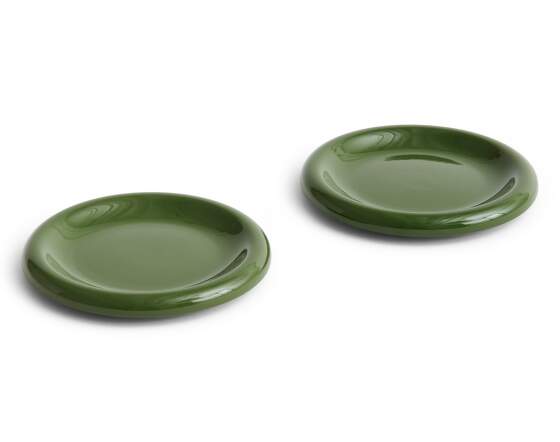 HAY Talíř Barro Ø18 set 2ks, green
