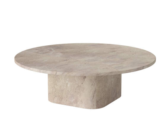 Bolia Venkovní konferenční stolek Eida Ø90 H32, beige marble