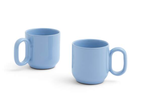 HAY Hrnek Barro set 2ks, light blue