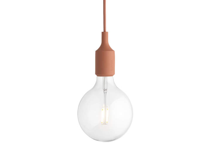 Závěsná LED lampa Muuto E27, terracotta