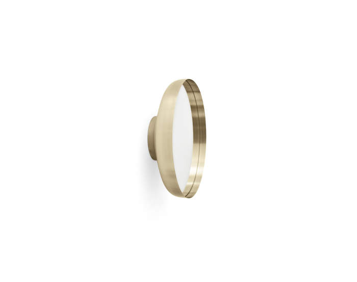 Zrcadlo Darkly small, brushed brass