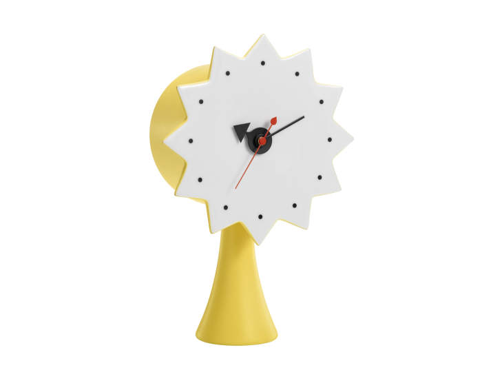 Stolní hodiny Vitra Ceramic Clock, yellow