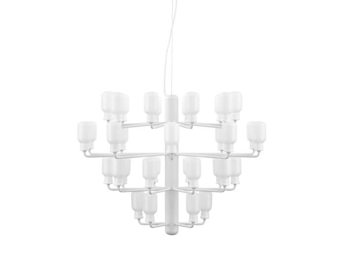 Lustr Amp Chandelier Large, white