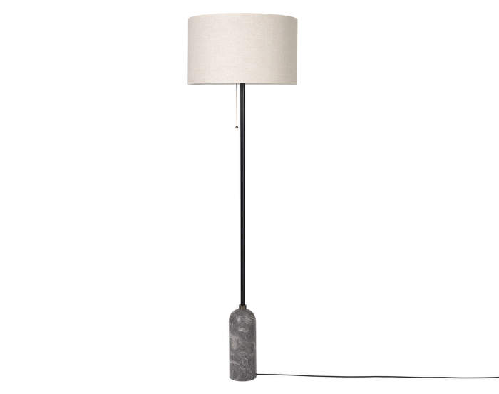 Gravity-floor-lamp-grey-marble-canvas-shade