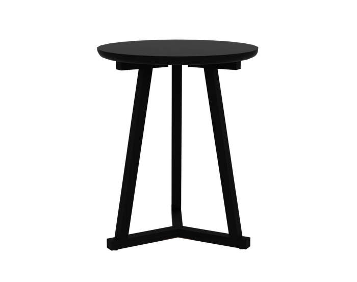 Black Oak Tripod side table