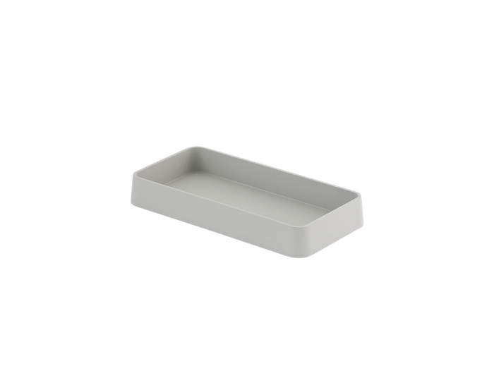 Arrange Desktop Tray, 12 x 25 cm, grey
