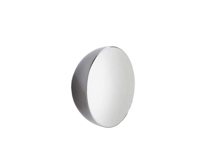 Aura Wall Mirror, Small, stainless steel