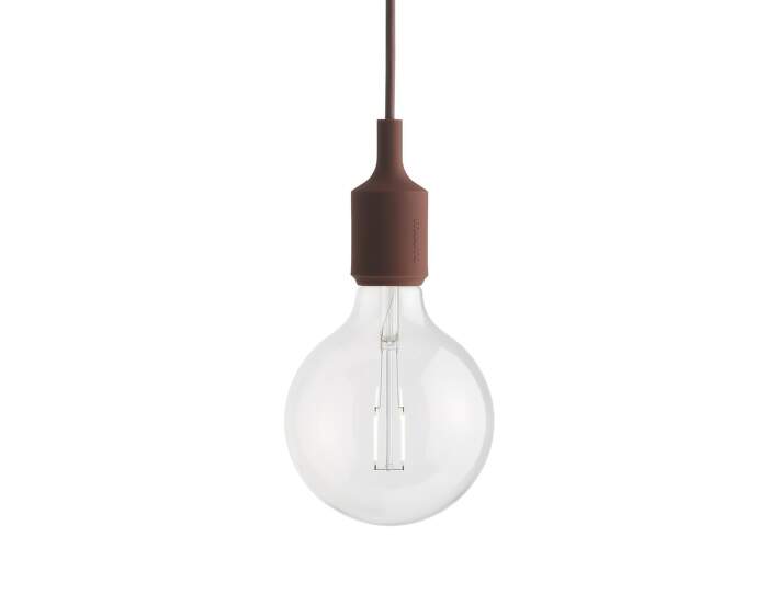 E27 Pendant Lamp, deep red