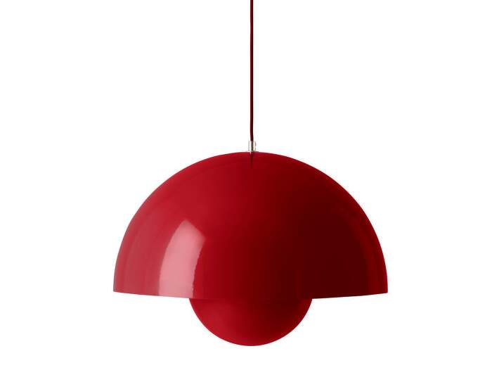 Flowerpot VP2, vermilion red