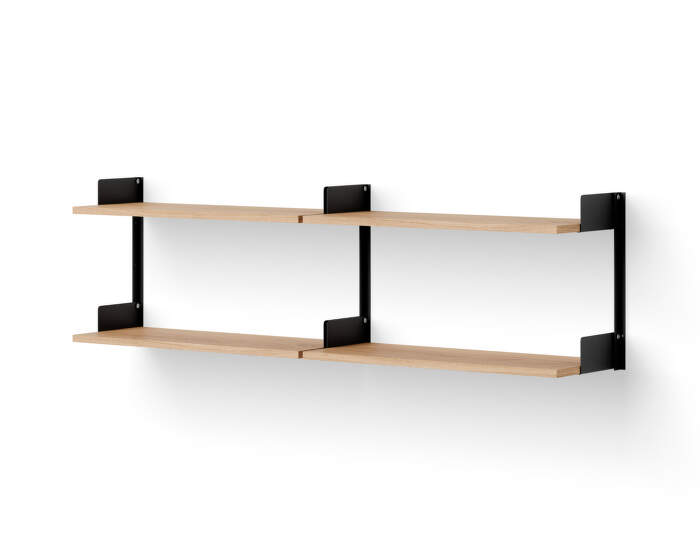 Policová sestava Chamber Shelf, oak/black