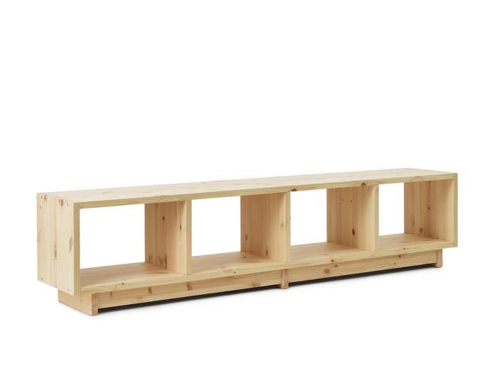 knihovna-Plank Bookcase Low, pine