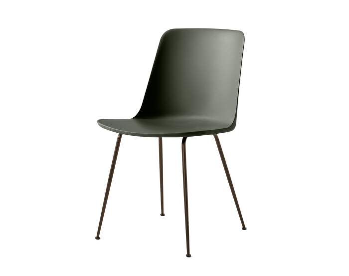 zidle-Rely HW6 Chair, bronzed/bronze green