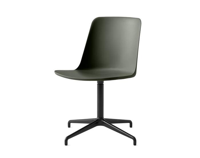 zidle-Rely HW11 Chair, black/bronze green