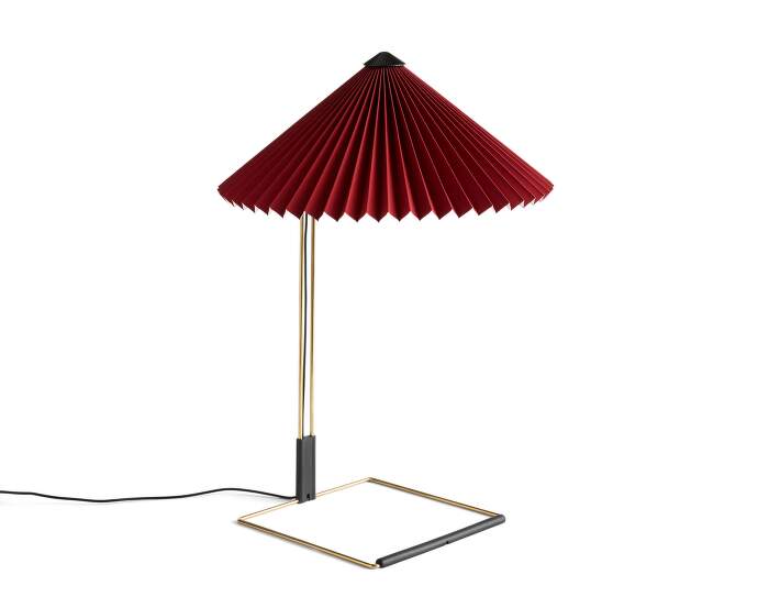 lampa-Matin 380 Table Lamp, polished brass / oxide red