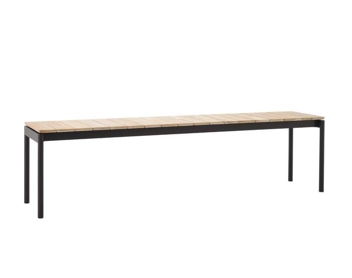 lavice-Ville AV28 Bench, warm black / teak