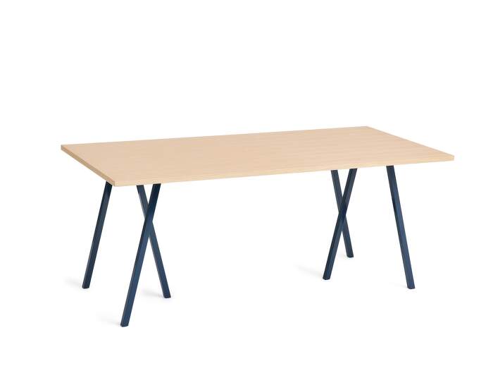 stul-Loop Stand Table 180, oak/deep blue