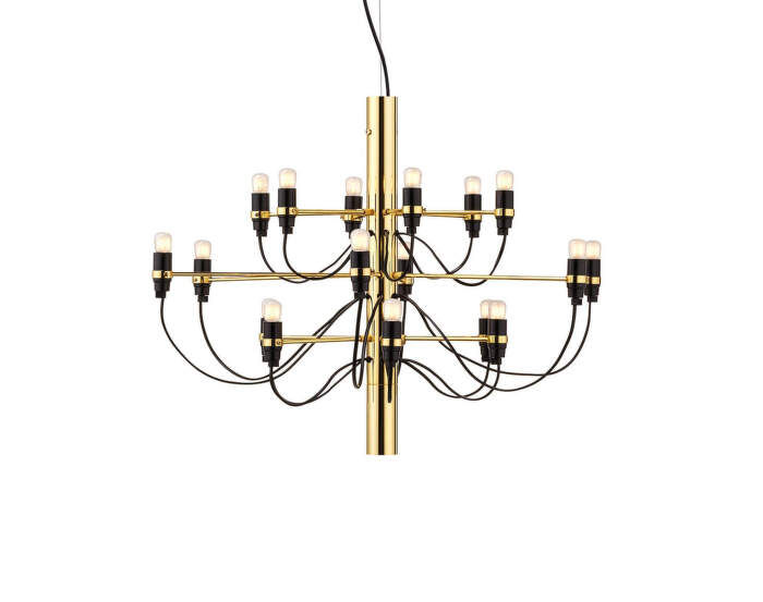 Lustr 2097/18 Frosted Bulbs, brass