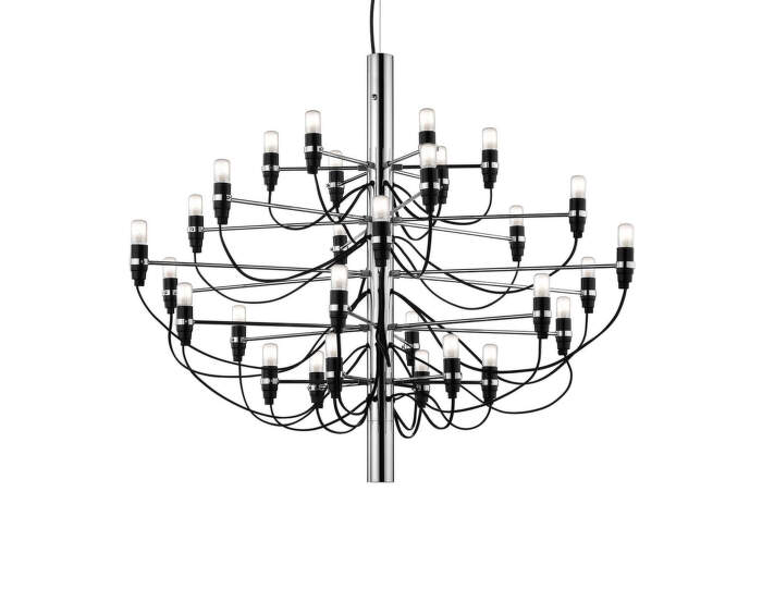 Lustr 2097/30 Clear Bulbs, chrome
