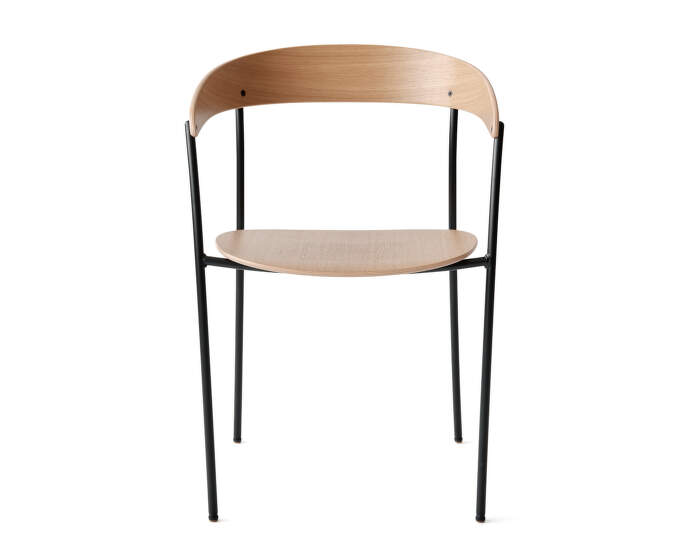 Židle Missing Armchair, lacquered oak