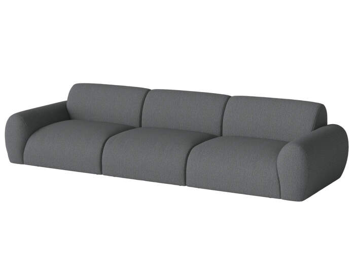 Třímístná pohovka Núvol, dark grey