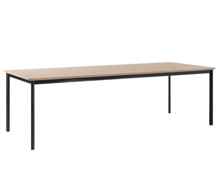 Jídelní stůl Drip HW117, black/lacquered oak