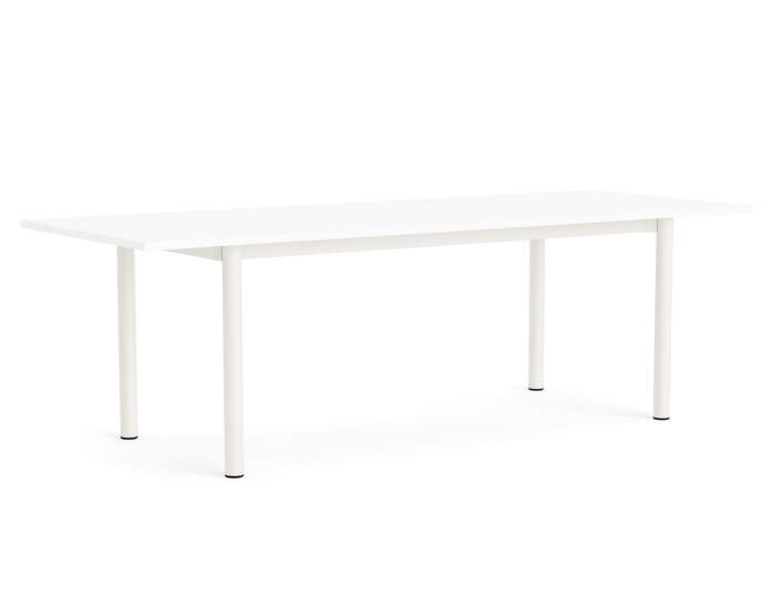 Stůl Annex Overhang 240x90, cream white/white laminate