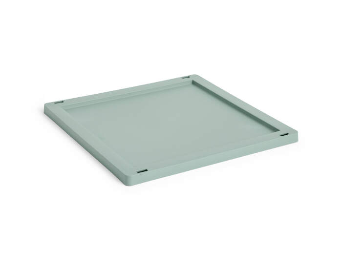 Plastové víko Colour Crate Cube/Square M, sage green