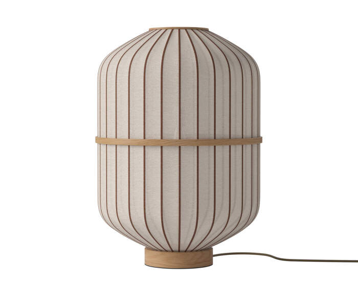 Stojací lampa Lucén, oiled oak
