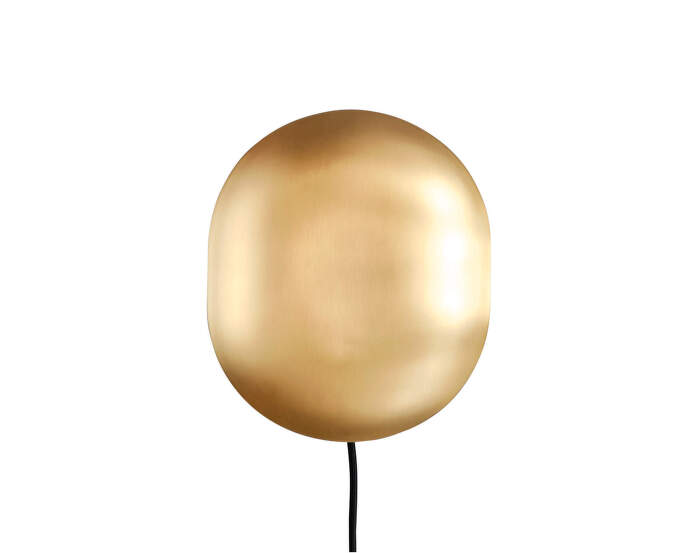 Nástěnná lampa Clam, brass