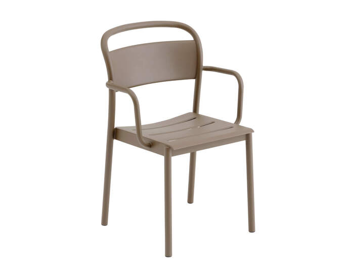 Židle Linear Steel Armchair, taupe
