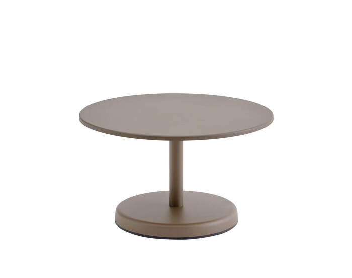 Stolek Linear Steel Coffee Table Ø70, taupe