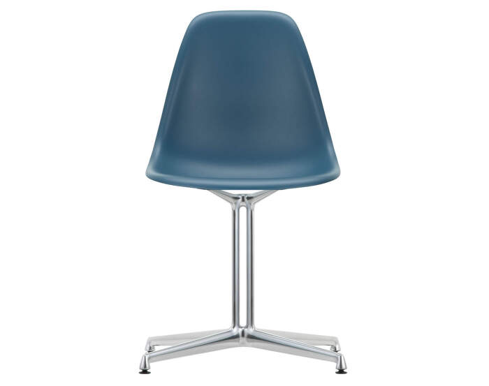 Židle Eames DSL, sea blue polished aluminium