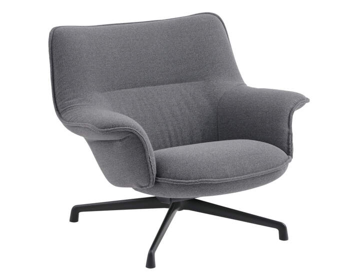 Křeslo Doze Lounge Chair Low Swivel, Ocean 80 / anthracite black