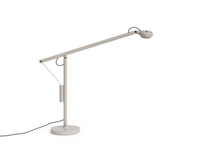 Stolní lampa Fifty-fifty, ash grey