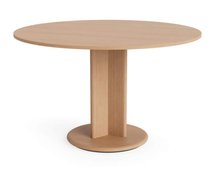 Jídelní stůl Chisel 29 Round Ø120, lacquered oak