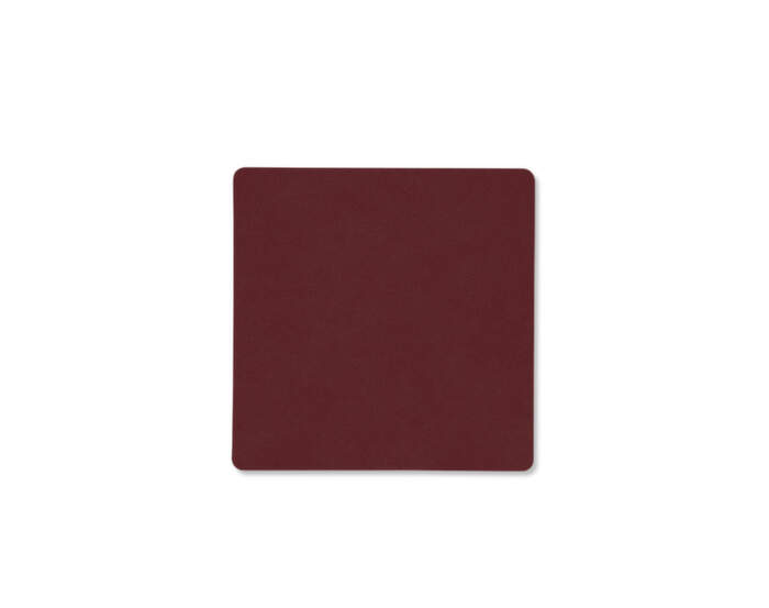 Podložka pod skleničku Square Nupo, burgundy