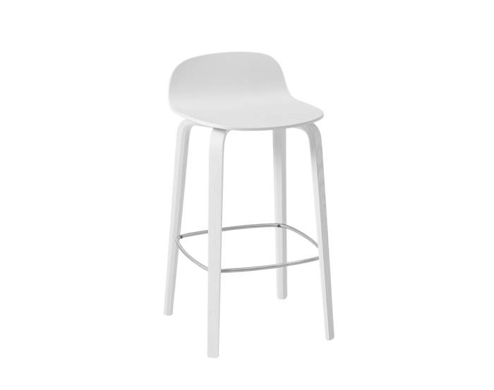 Barová židle Muuto Visu, bílá 65 cm