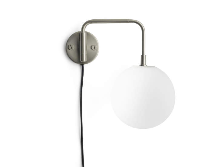 Nástěnná lampa Staple - TR Bulb, brushed steel