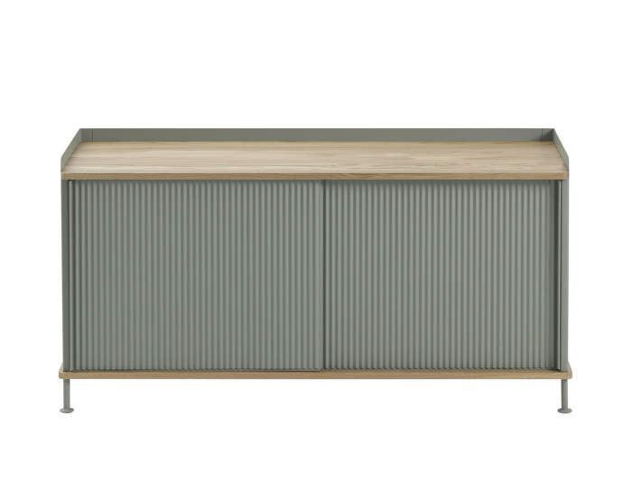 Komoda Enfold Sideboard 124x63, oak/dusty green