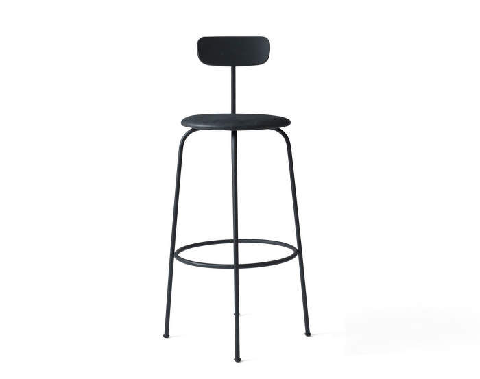 Barová stolička Afteroom Bar Chair, leather, black/black