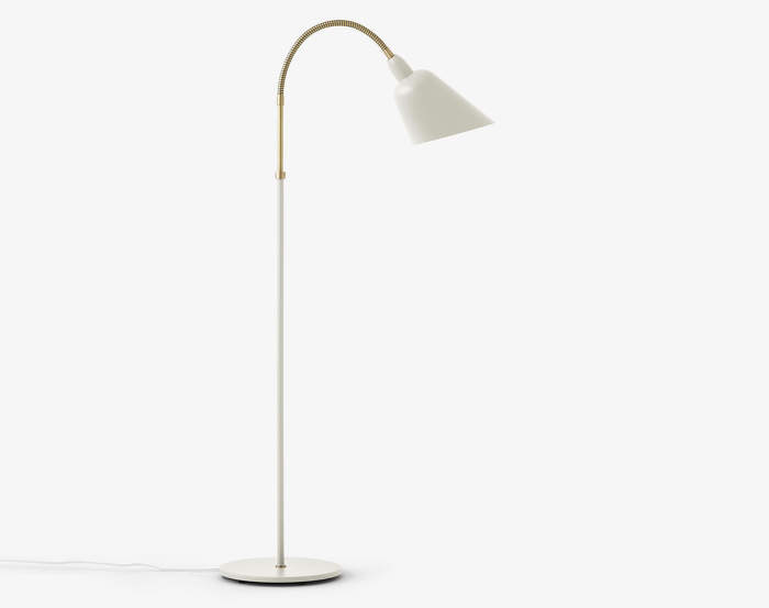 Lampa Bellevue, white/brass