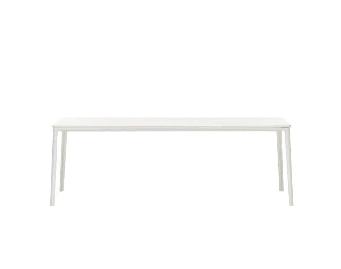 Plate-dining-table-100x220-white-white